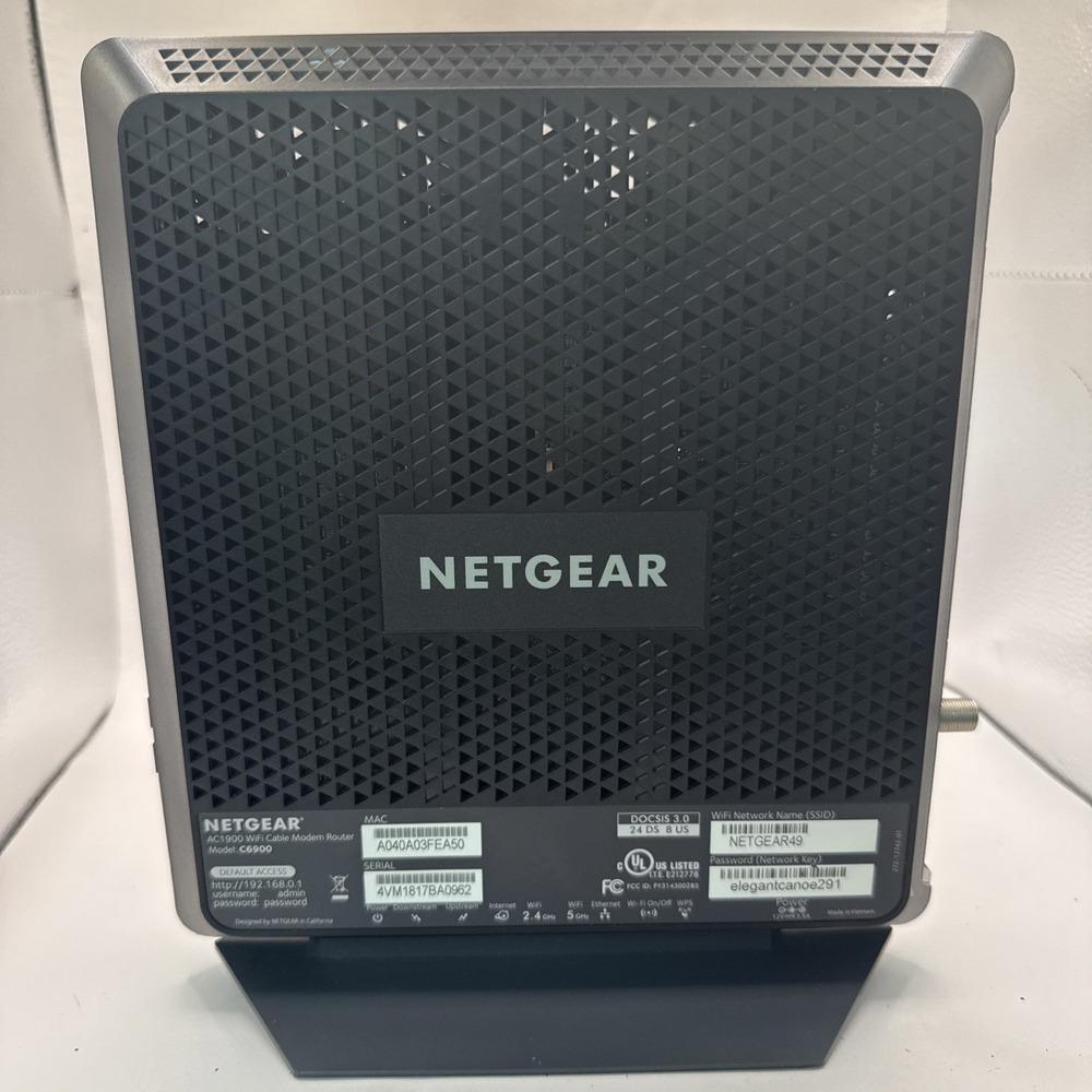 NETGEAR Nighthawk AC1900 Dual Band WiFi 5 C6900-100NAS Dual-Band Wireless AP